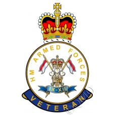 9th/12th Royal Lancers HM Armed Forces Veterans Sticker
